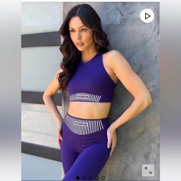 Savage X Fenty XCCENTUATE MEDIUM-IMPACT LONGLINE SPORTS BRA - Picture 7 of 16